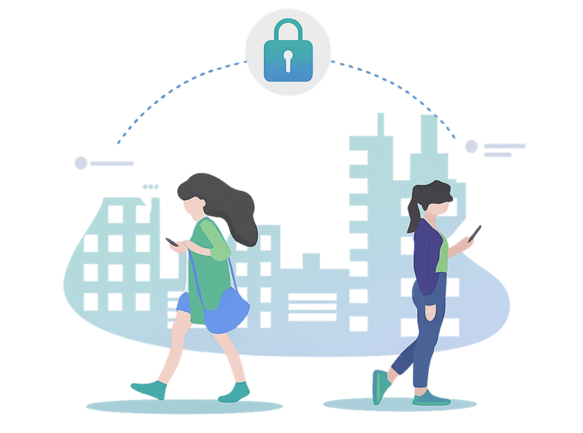Letstalk 隐私与安全沟通宗旨示意